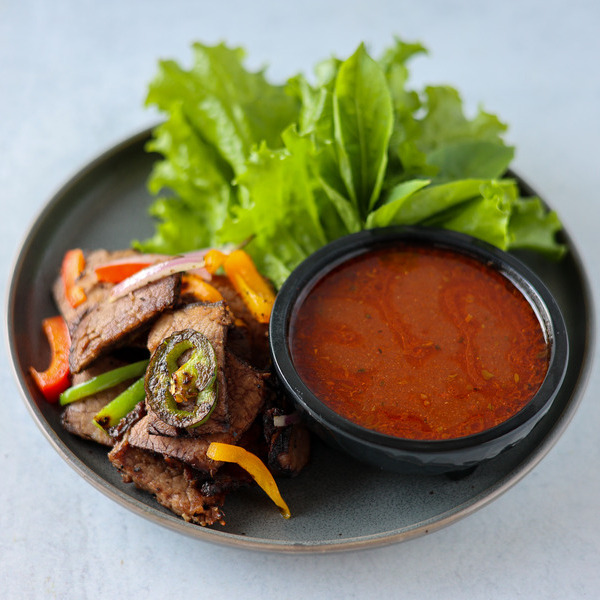 Birria Brisket Lettuce Wraps