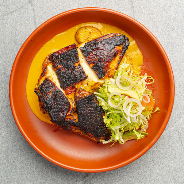 Latin Citrus Marinated Airline Chicken Breast with a Citrus & Avocado Salad