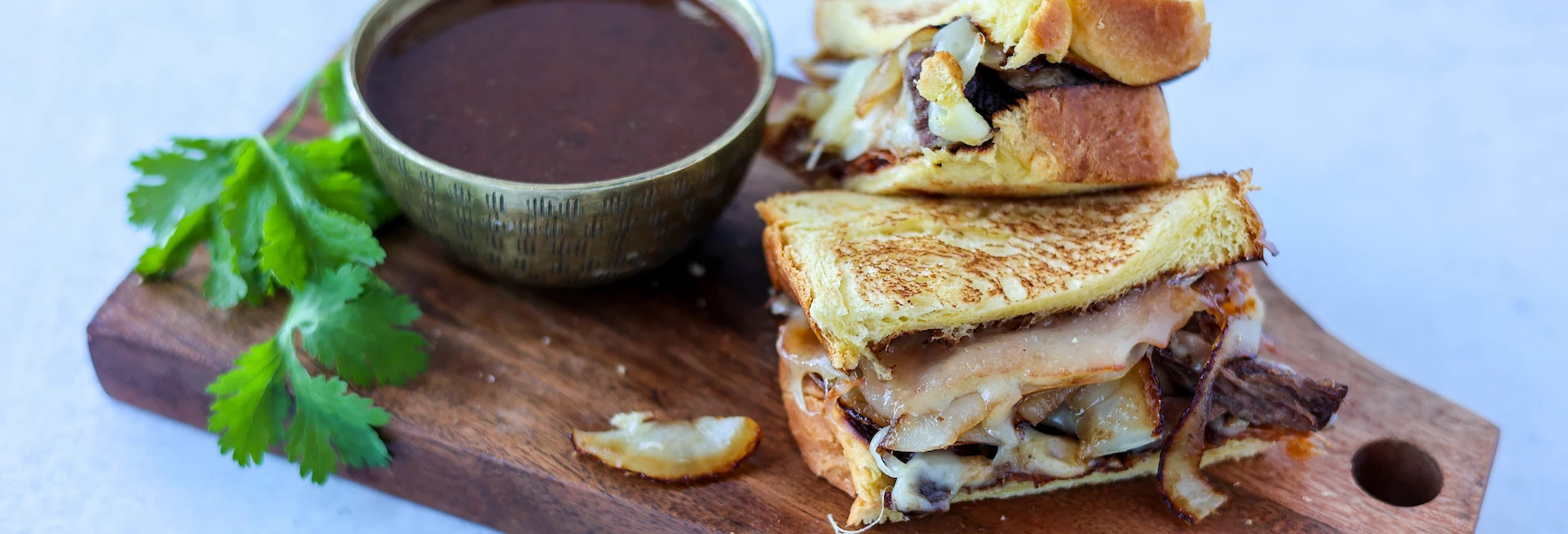 Custom Culinary Quesabirria Grilled Cheese