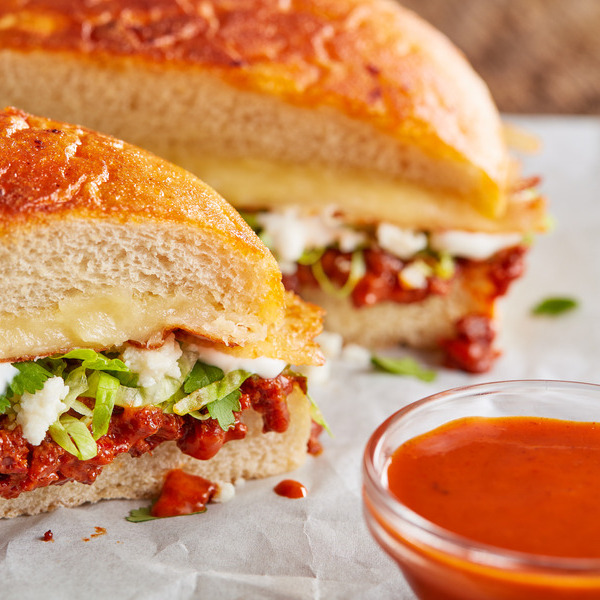 Pambazo Chorizo Al Pastor Torta