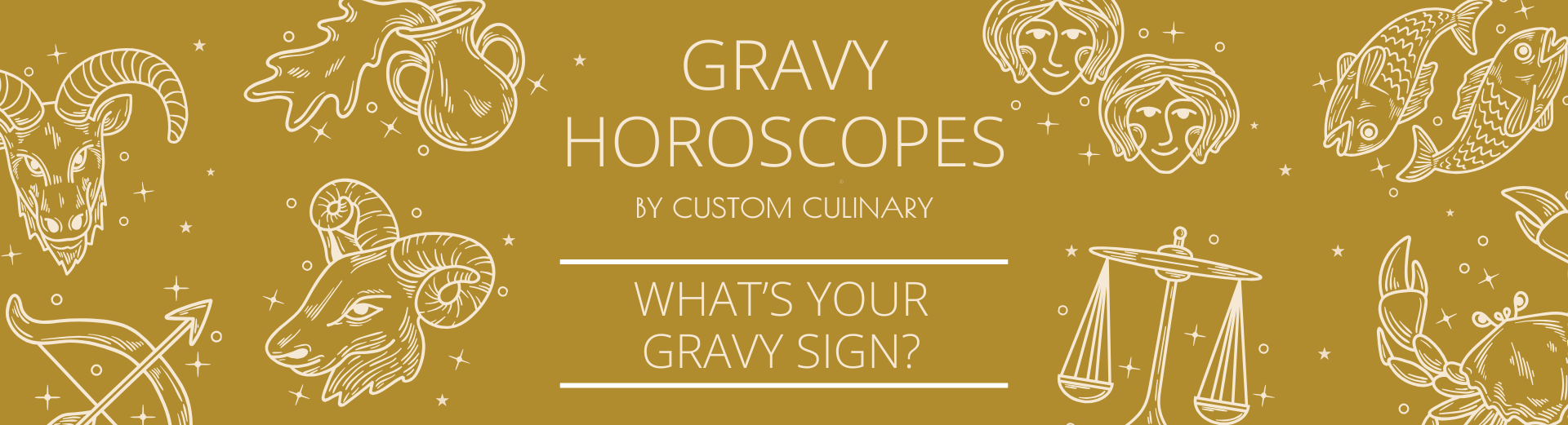 chef talk horoscope banner