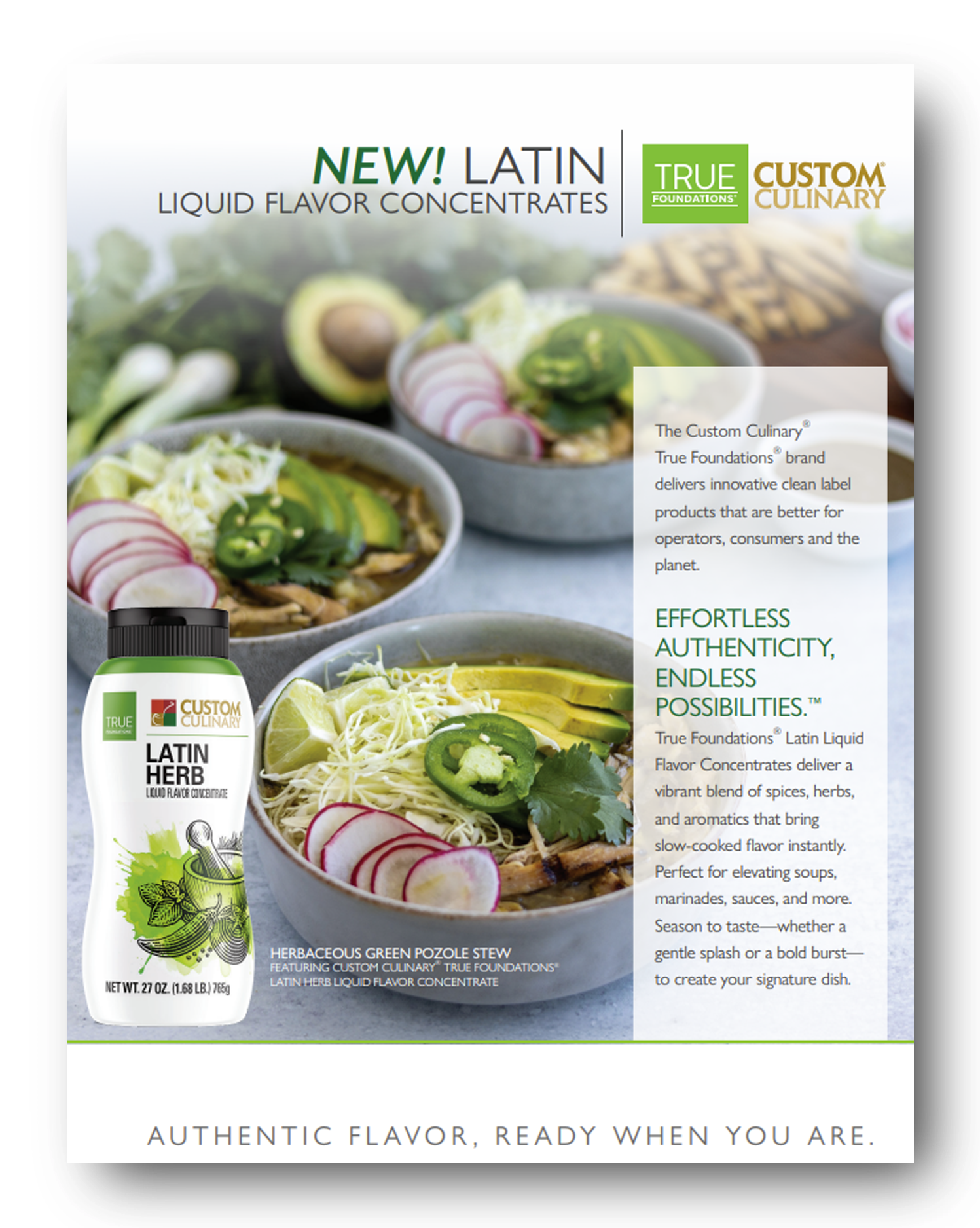Latin Liquid Flavor Concentrates Brochure cover