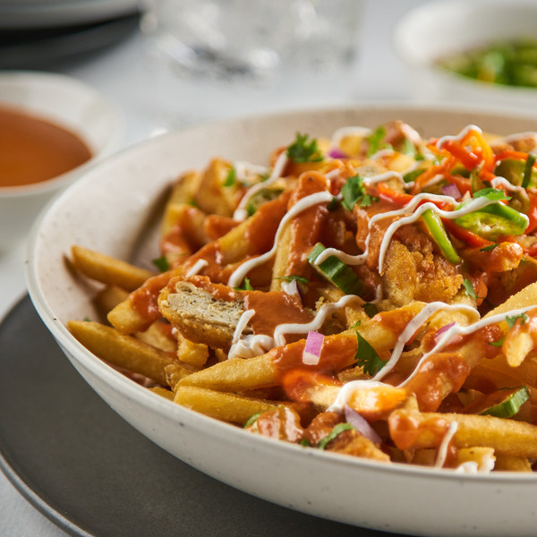 Butter "Chicken" Loaded Fries